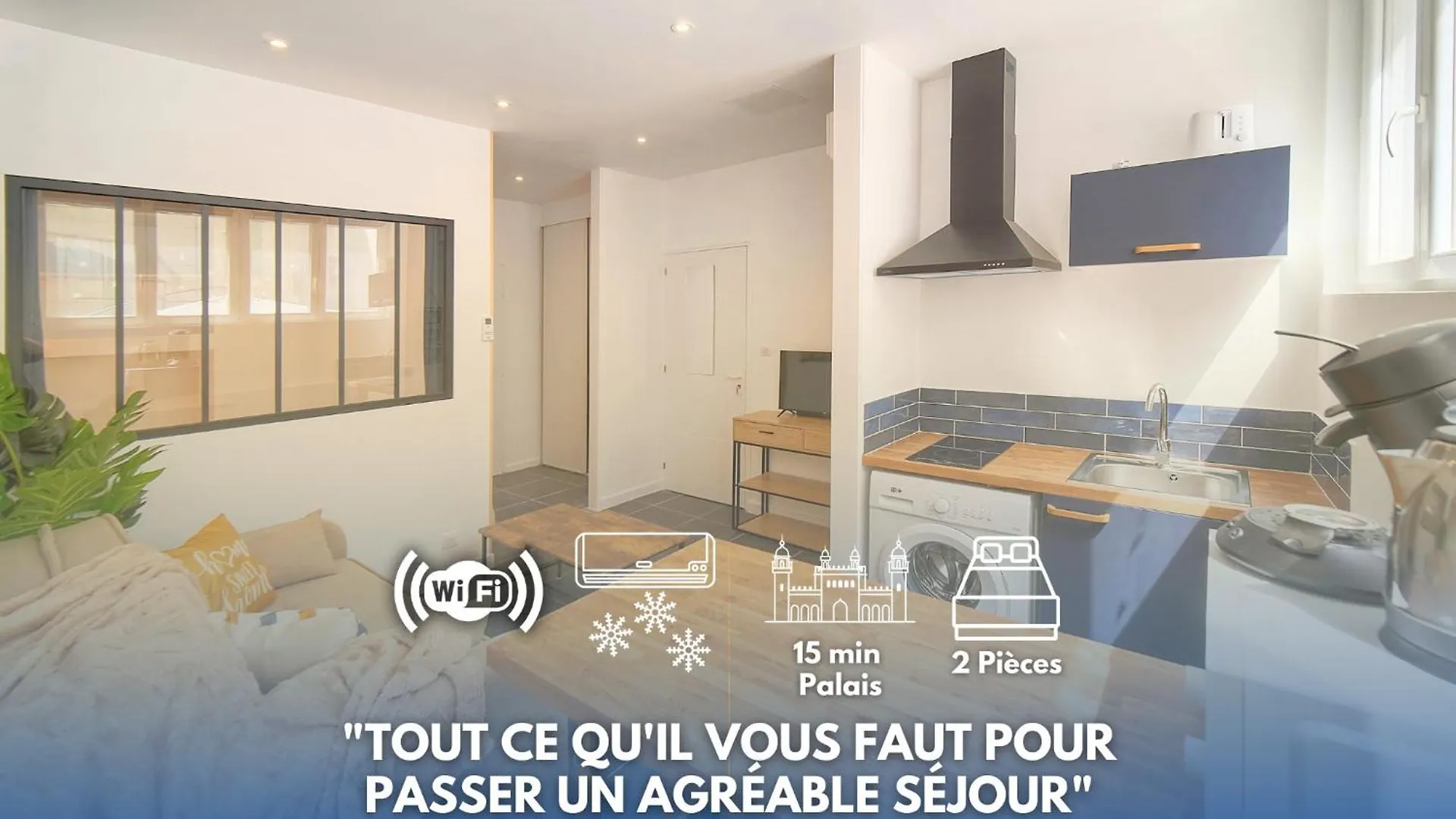 Vca House -5 Appartements - 15Min Mer- Wifi-Clim Cannes Francja