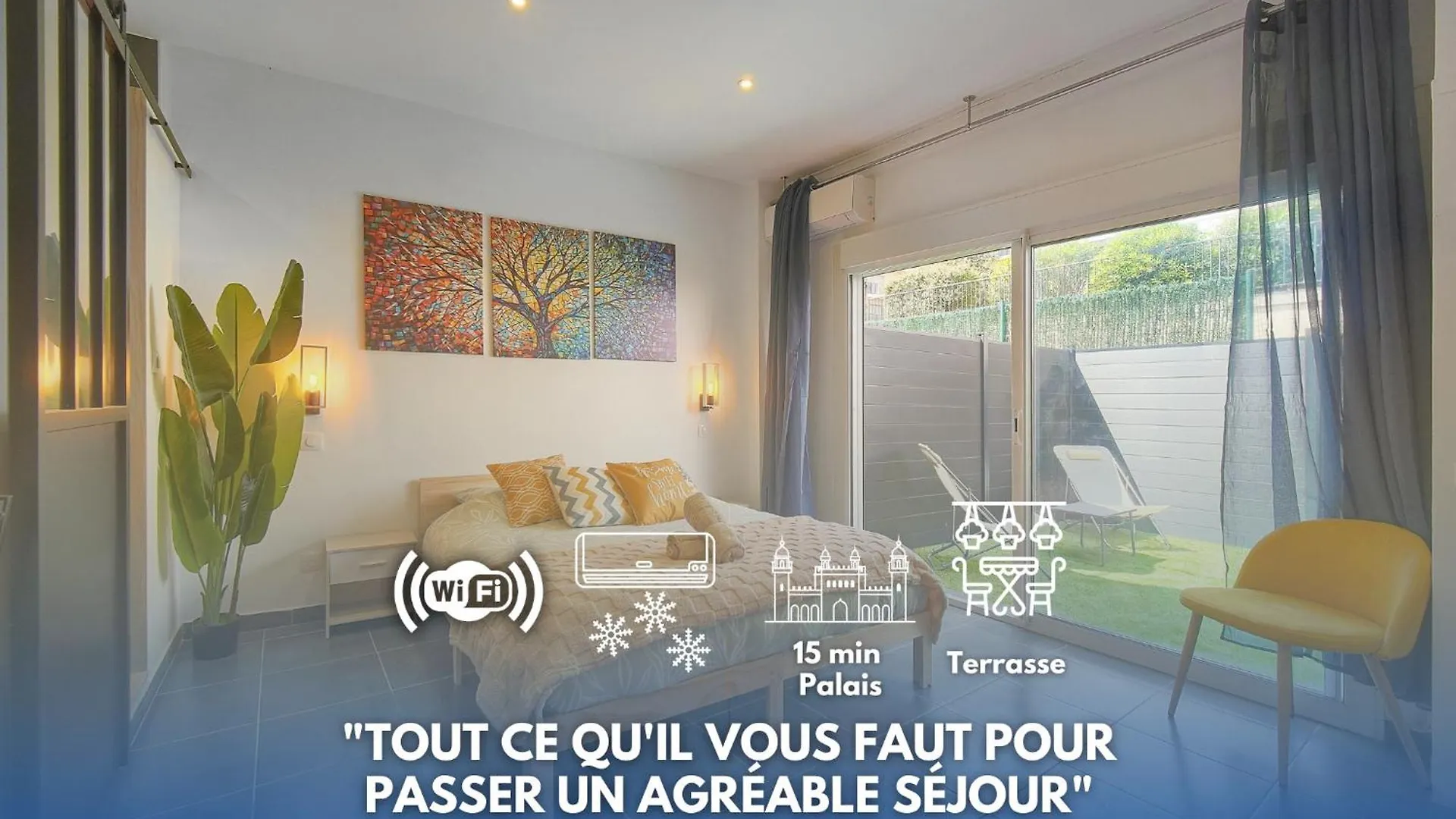 Vca House -5 Appartements - 15Min Mer- Wifi-Clim Cannes Frankrijk